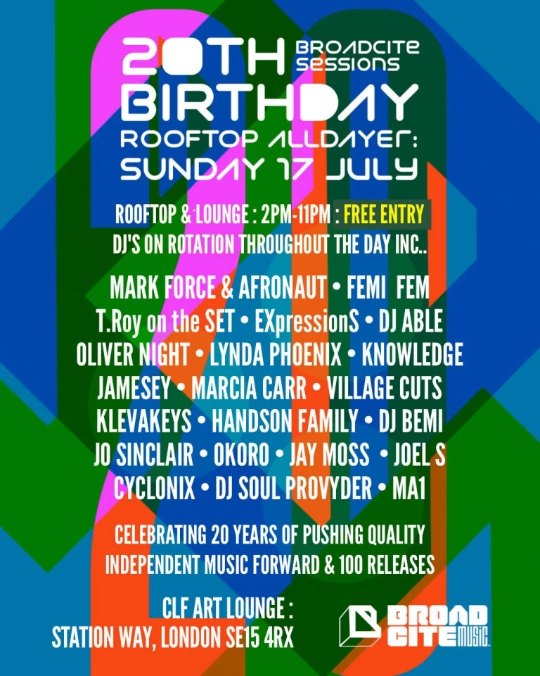 Broadcite 20th Anniversary Alldayer