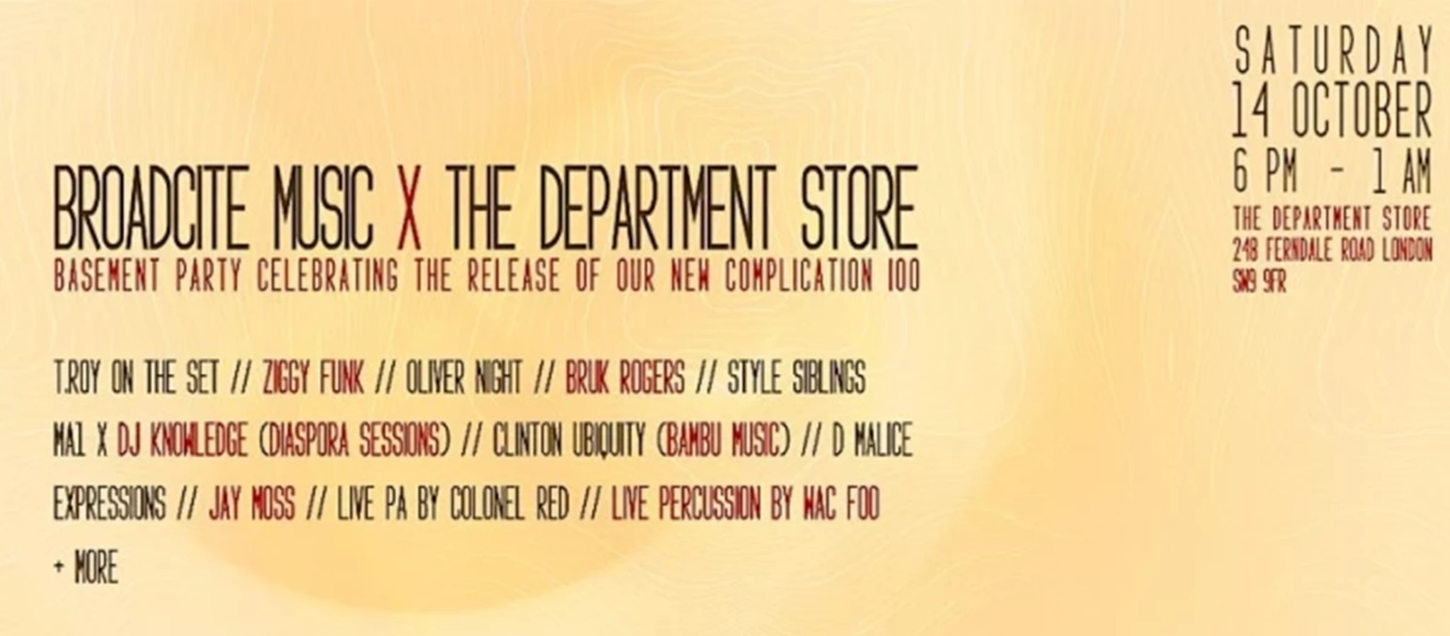 Broadcite x The Department Store Takeover